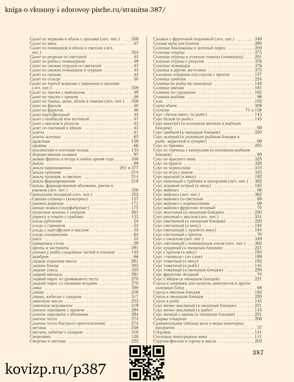 О вкусной и здоровой пище (1952), стр. 387